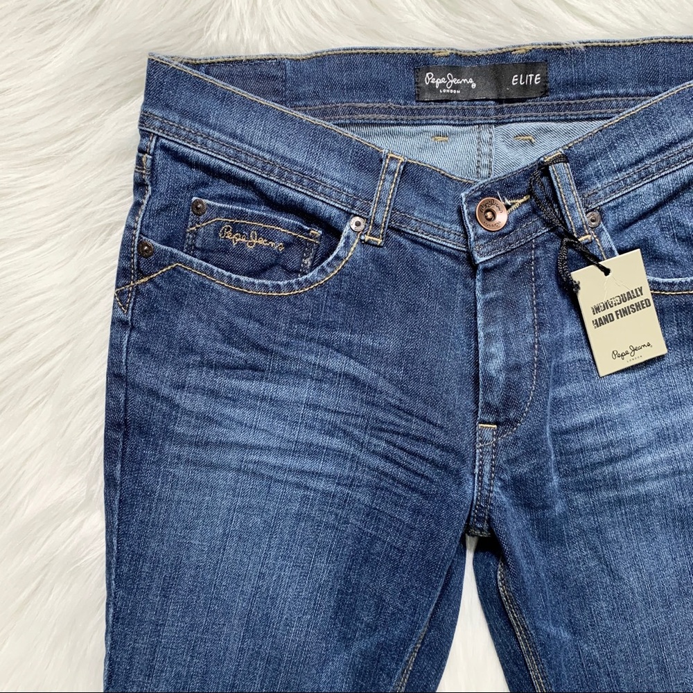 SOLD-NWT Pepe Jeans Elite Straight Leg Jeans 90’s - Picture 6 of 9